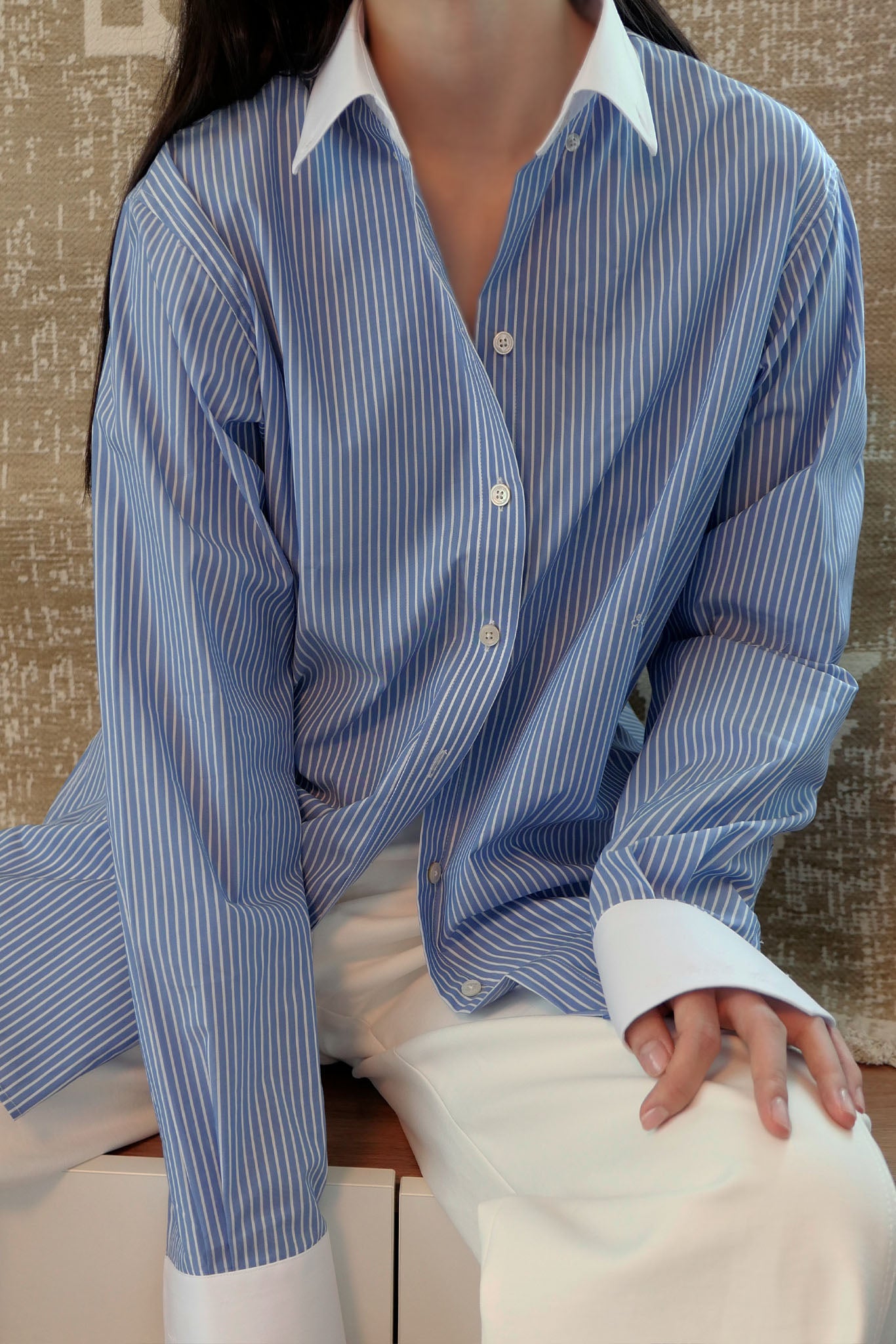 The Standard - Striped Cobalt